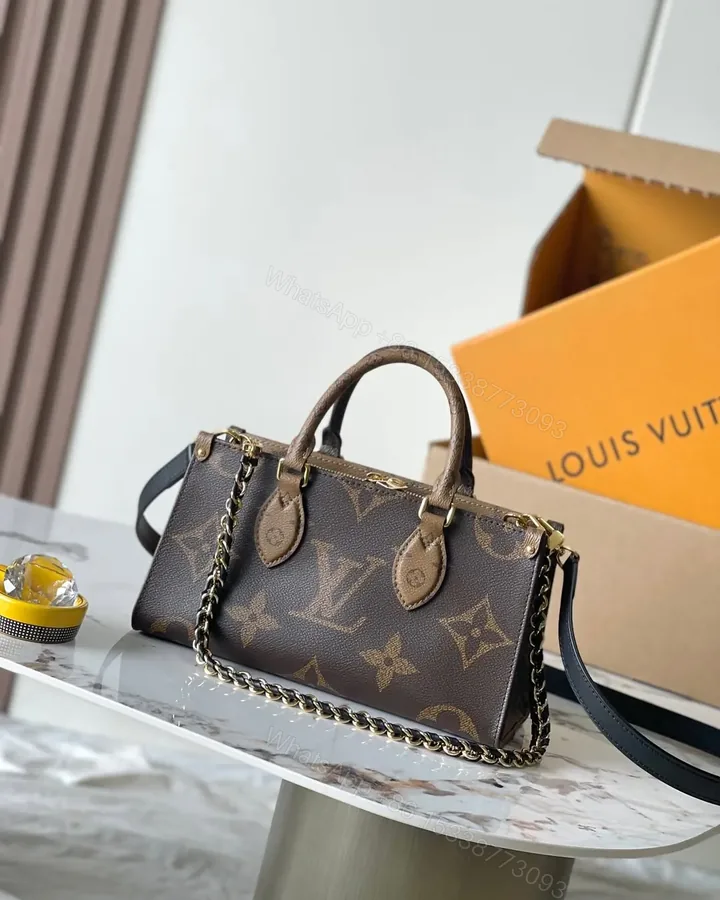 View 1 of LV OnTheGo East West Brown