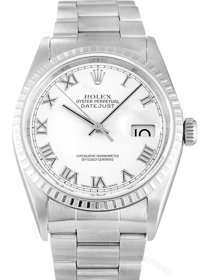 View 1 of Replica Rolex Datejust White Dial 16220 36 mm