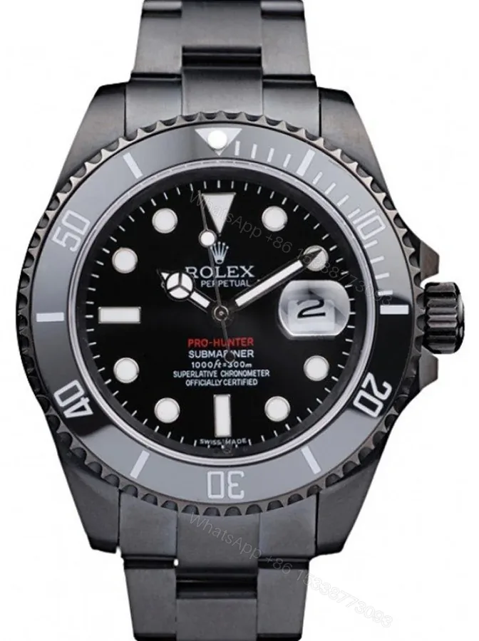 View 1 of Superclone Rolex Submariner Black Dial PRHUNTERPRO
