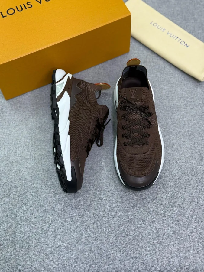 View 1 of Premium Brown Luxury LV Sneakers for Men Dubai