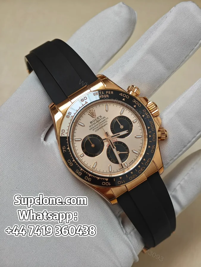 View 1 of Rolex Daytona Super Clone M126515LN-0006 Rose Gold 4131 Movement