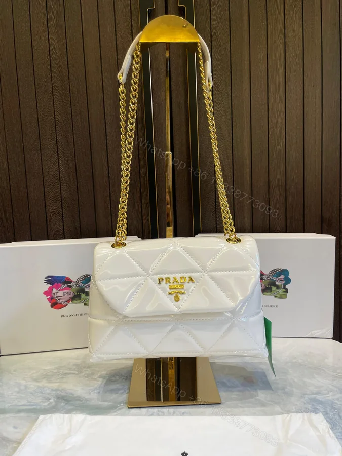 View 1 of FIRST COPY Prada leather spectrum shoulder bag