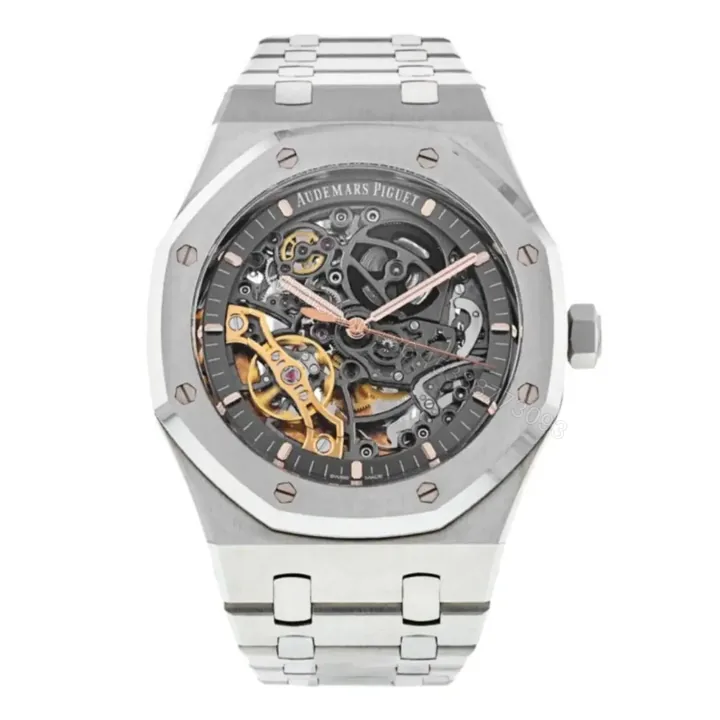 View 1 of SUPER SWISS CLONE AUDEMARS PIGUET SKELETON WATCH (2025 updated model)