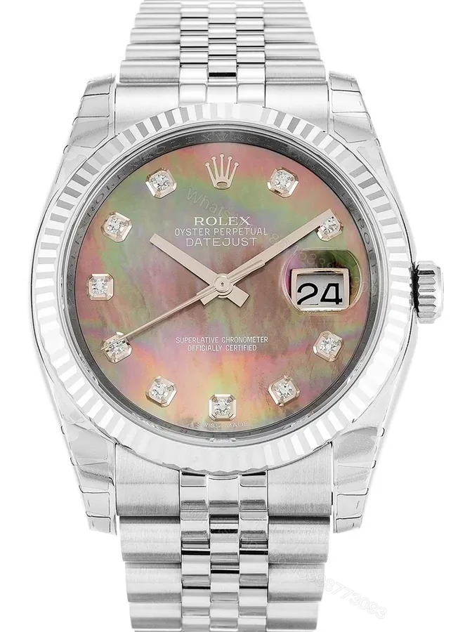 View 1 of Replica Rolex Datejust Mother of Pearl Dial 116234 36 mm