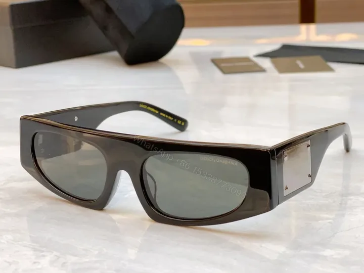 View 1 of Architectural Black Acetate Sunglasses â€“ Oversized Hex-Frame Luxury