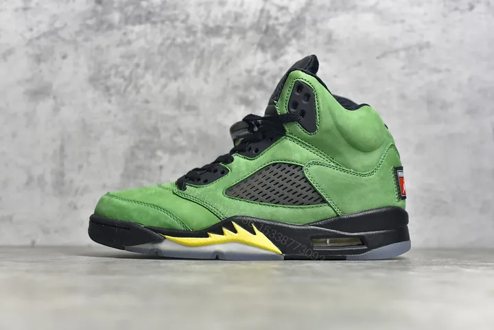 View 1 of AIR JORDAN 5 APPLE GREEN Reps
