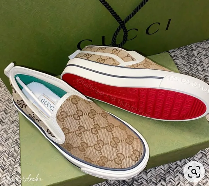 View 1 of First Copy Gucci Tennis Slip-On Shoes for Men