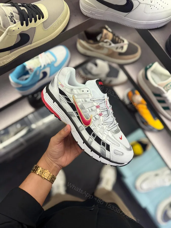 View 1 of FIRST COPY NIKE P-6000 TRAINER METALLIC RED
