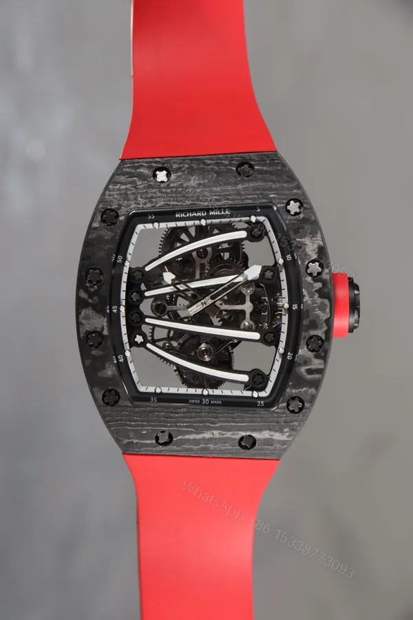 View 1 of Richard Mille RM59-01 Green Lizard Tourbillon Red Strap EditionRM59-01-TPT-GREEN-LIZARD-TOURBILLON-RED