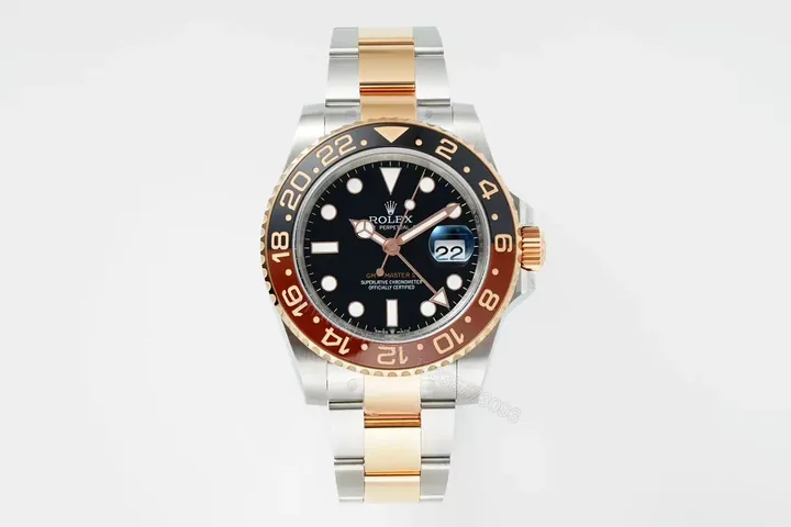 View 1 of EW Factory Clean Factory EWE V5 GMT Black Dial Two-Tone Watch