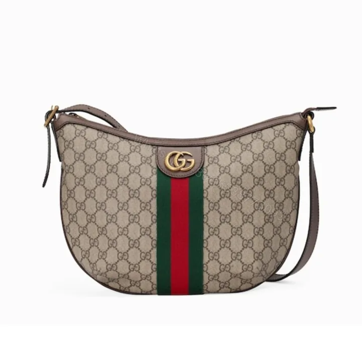 View 1 of Gucci Ophidia GG Small Shoulder Bag Beige And Ebony 30Cm 598125 9IK3T 8745
