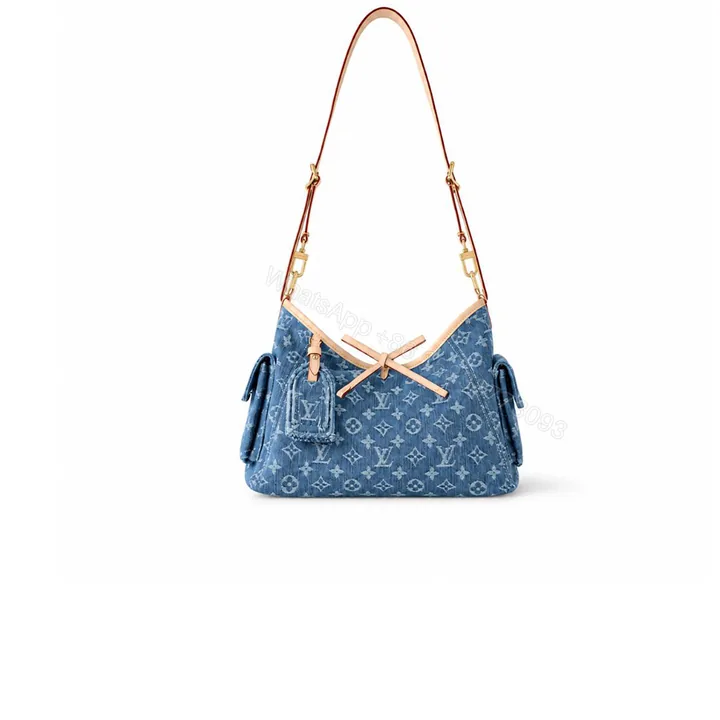 View 1 of Louis Vuitton Carryall Cargo PM Blue Denim 33Cm