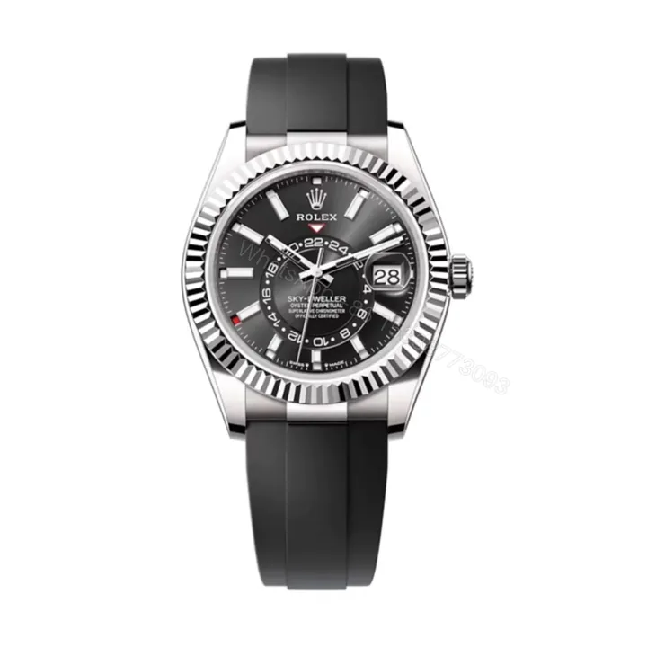 View 1 of Superclone Rolex Sky-Dweller Bright black Dial 336239