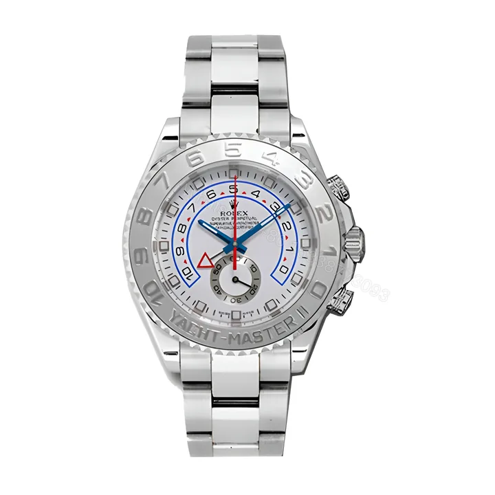 View 1 of Rolex Yacht-Master II White Dial 116689-0001 Oyster Replica