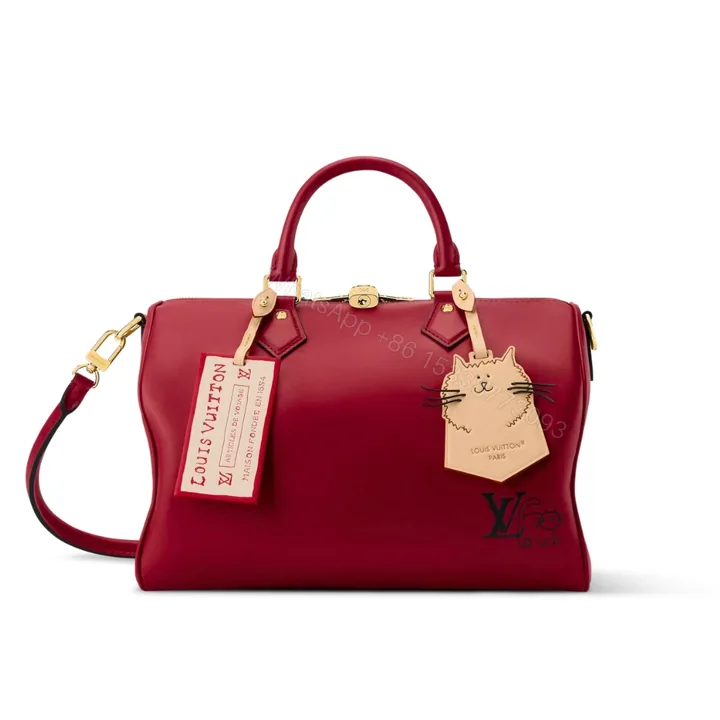 View 1 of Louis Vuitton Speedy Soft 30 Plum 30Cm M25766