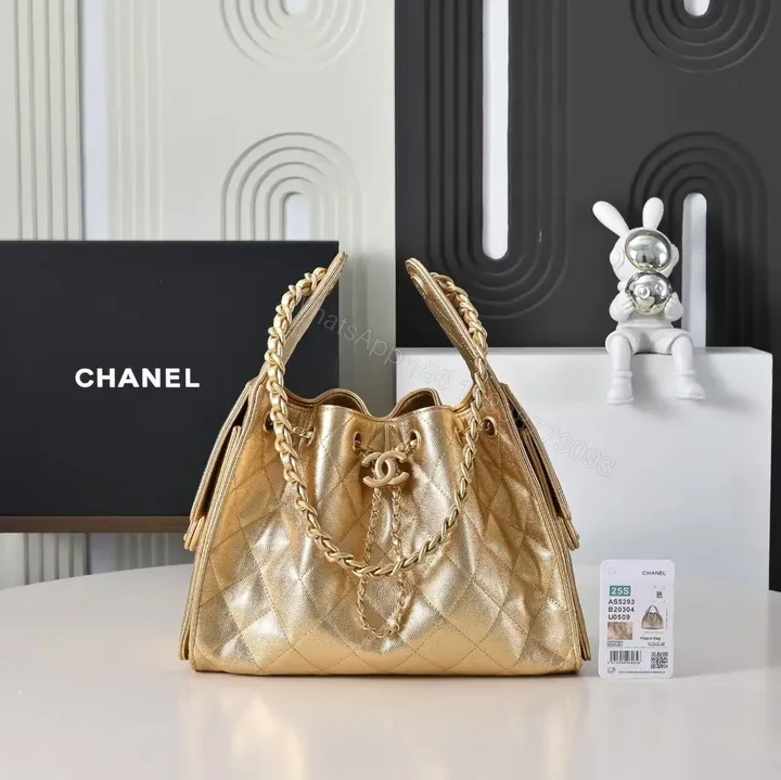 View 1 of Chanel 25 Small Gold, Gold hardware