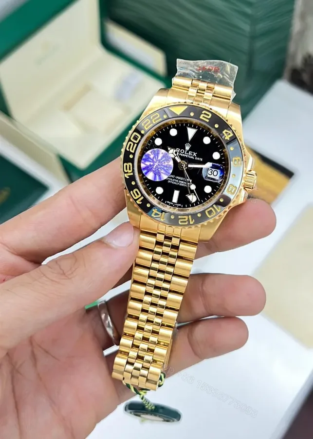 View 1 of Rolex Gmt Master II Yellow Gold 40mm Automatic