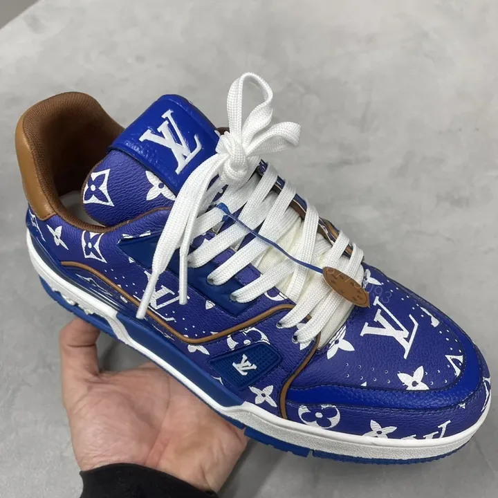 View 1 of Bold Monogram Luxe Knit High-Top Sneaker