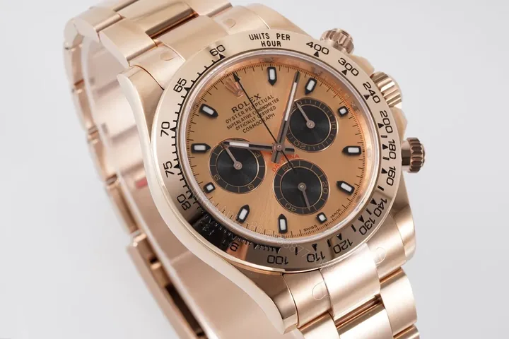 View 1 of Clean Factory KING Rolex Daytona 4130 Rose Gold Watch