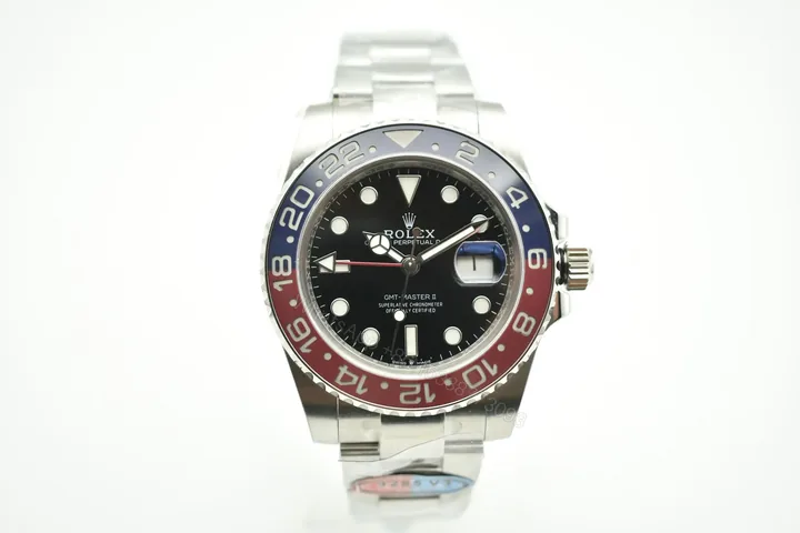 View 1 of Rolex GMT-Master II Pepsi Oyster Watch Ultimate 40MM 126710BLRO-0002