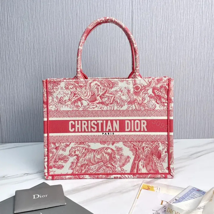 View 1 of Chic Diorscape Tote: Signature Stripes, Structured Luxury Tote