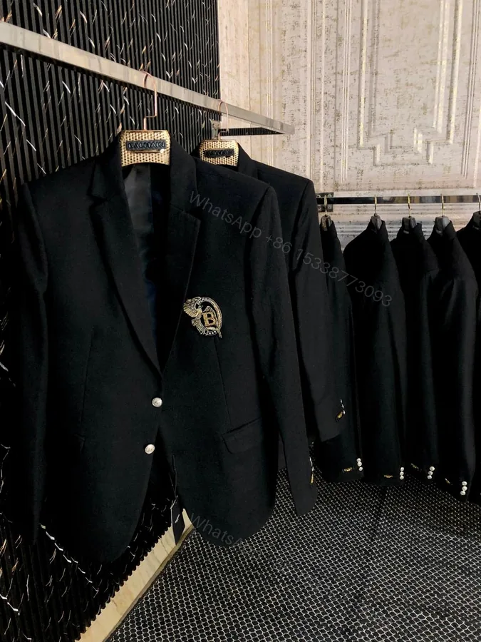 View 1 of First Copy Balmain Italian Wool Blazer