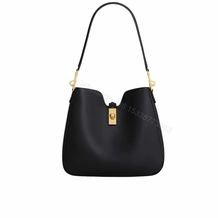 View 1 of CELINE SMALL CAMILLE 16 SOFT BAG BLACK 24CM 120693FX9 38NO