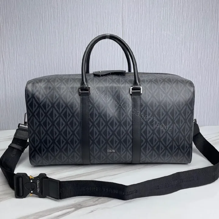 View 1 of Modern Monogram Travel Organizer: Premium Structured Bag