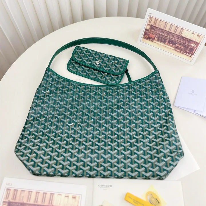 View 1 of 高仿Goyard*Hobo系列BOHEMEU單肩子母手袋綠色免檢版