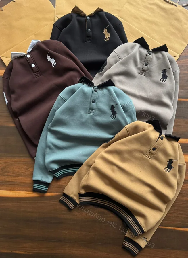 View 1 of FIRST COPY RALPH LAUREN 3-Thread cotton fleece