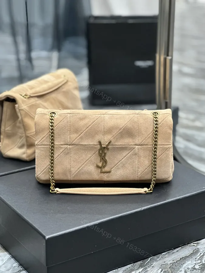 View 1 of YSL Jamie Medium Shoulder Bag in Beige