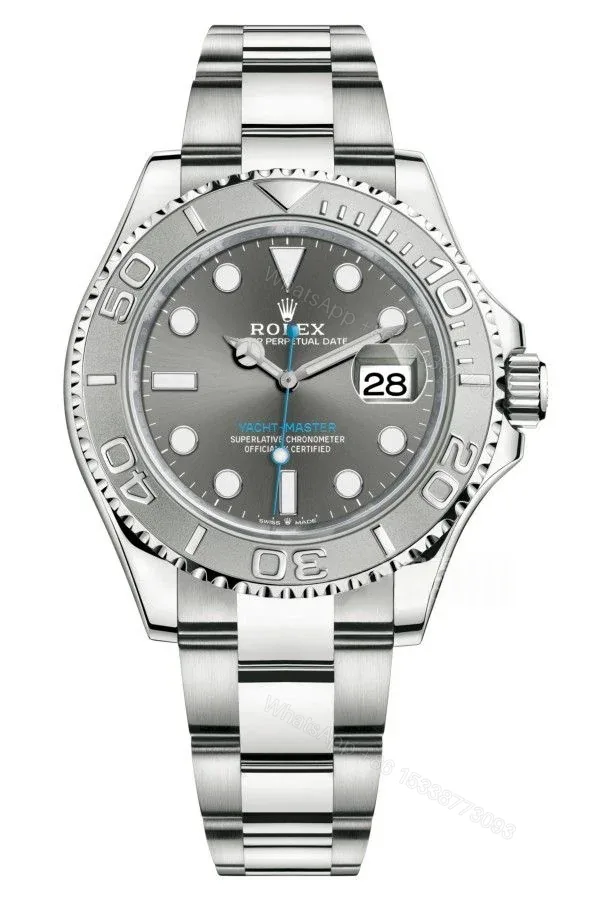 View 1 of Rolex Yacht-Master M126622-0001 1:1 Replica Rhodium Slate Grey Dial 40MM 3235 Movement Super Clone Watch