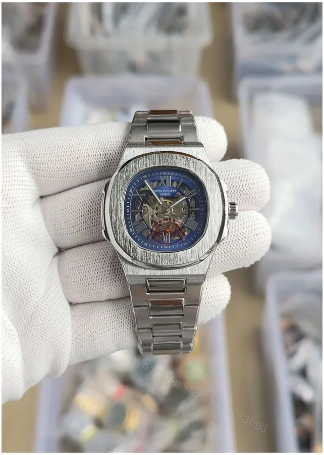 View 1 of FIRST COPY Patek Philippe Skeleton Automatic Watch