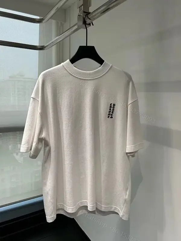 View 1 of Neutral Off-White Cotton Tee: Minimalist, Relaxed Fit, Premium