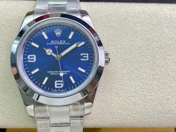 View 1 of Rolex Oyster Perpetual 36 Blue Explorer 116000-0002