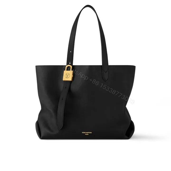 View 1 of Louis Vuitton Low Key Cabas MM Grained Black 47Cm M25341