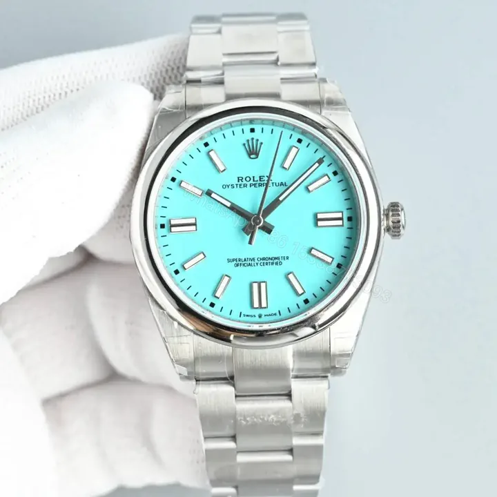 View 1 of Rolex Oyster Perpetual 36 Turquoise Dial Oystersteel (126000-0006)