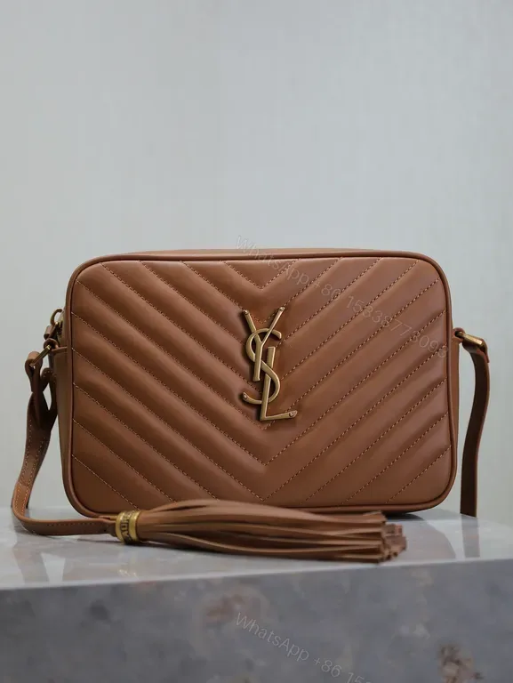 View 1 of Chic Quilted Crossbody with YSL Hardware - Everyday Luxury Bag