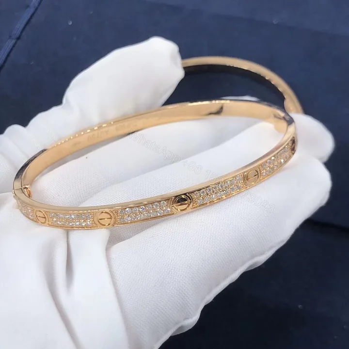 View 1 of Cartier Love Bracelet, small model, paved diamonds