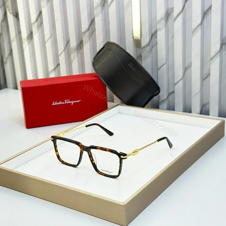 View 1 of Salvatore Ferragamo Square Unisex Eyeglasses