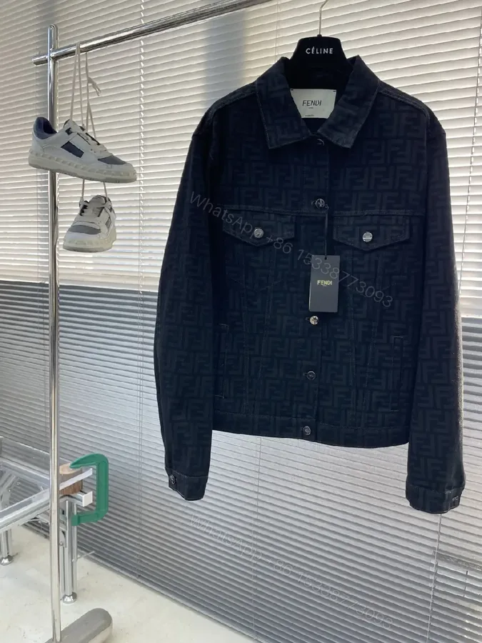 View 1 of Monogram Denim Jacket: Structured Luxury, Everyday Edge