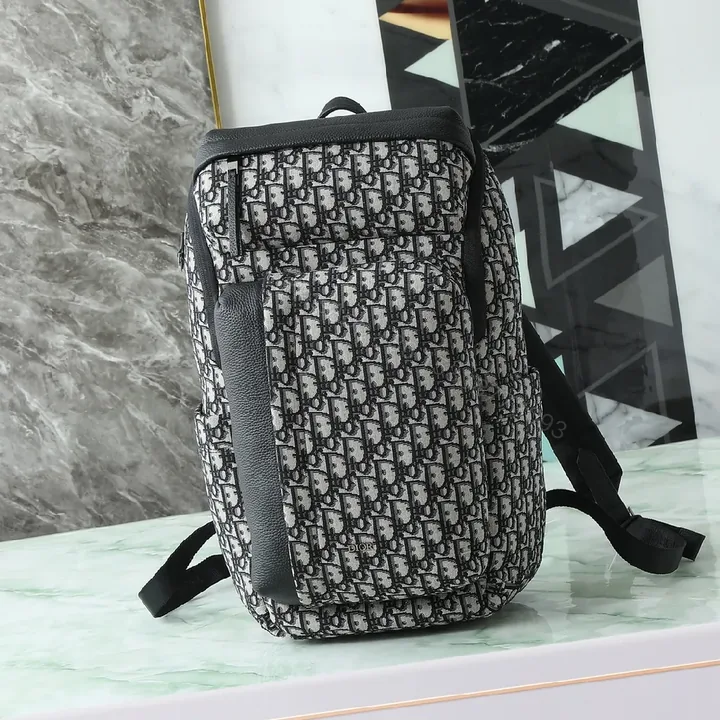 View 1 of Compact Monogram Daypack: Luxe Everyday Carry Backpack