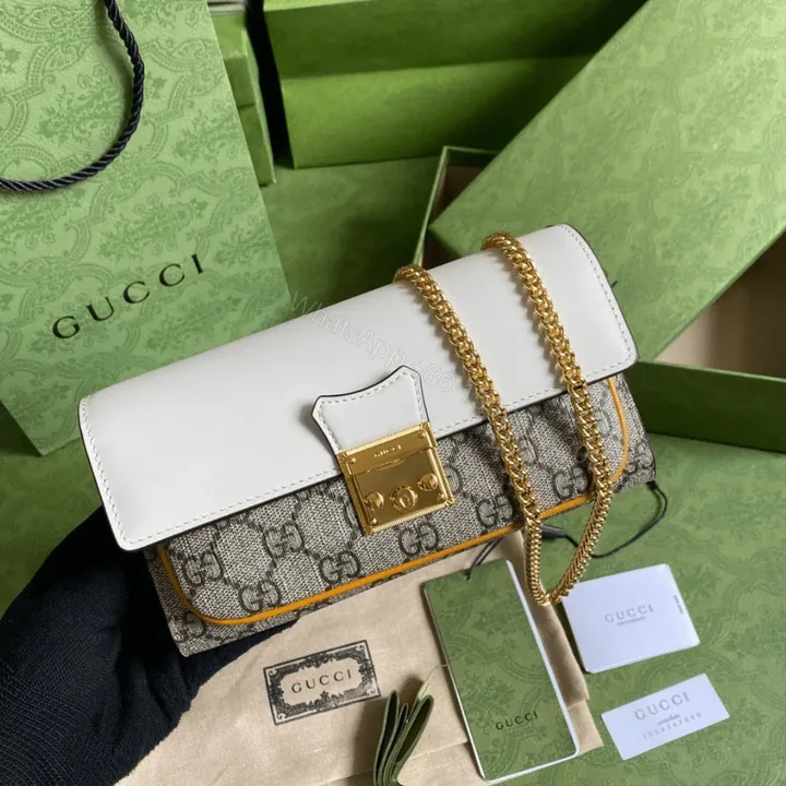 View 1 of Gucci Clutch Women’s Crossbody Bag with High Quality Monogram Pattern 19x10cm