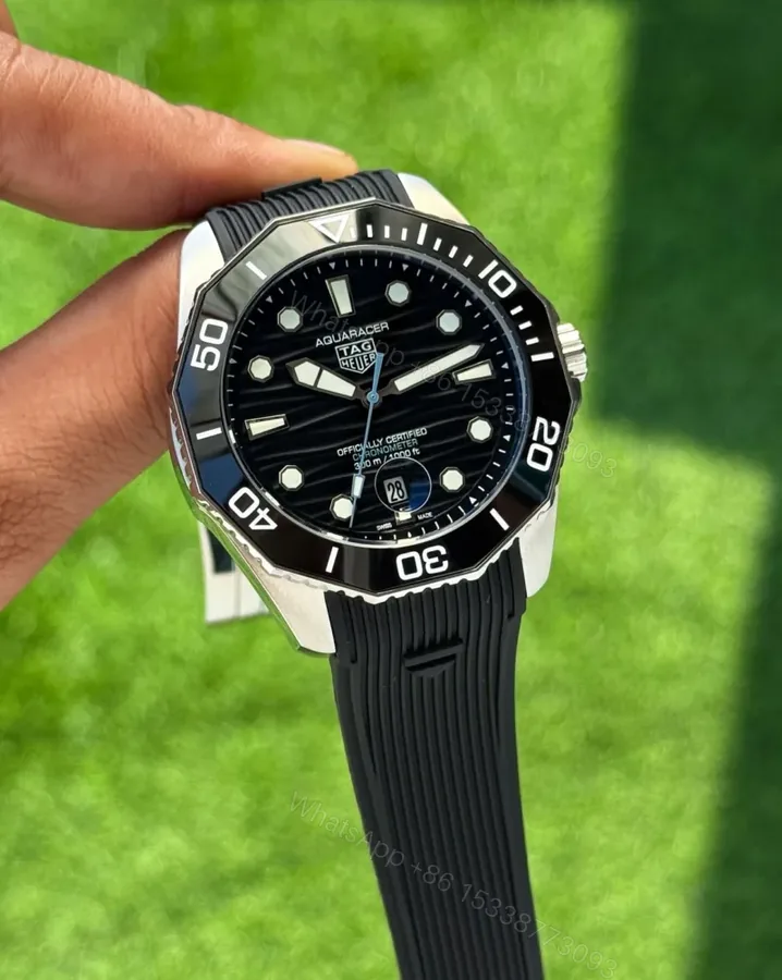 View 1 of Tag Heuer Aquaracer 7A Black Dial Automatic