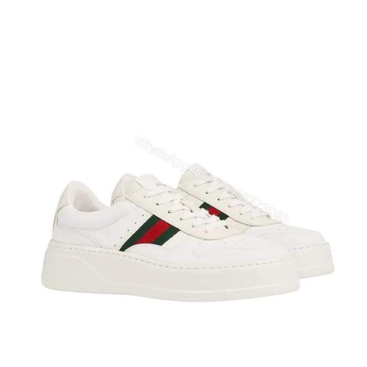 View 1 of Gucci Women Chunky Trainers White Leather
