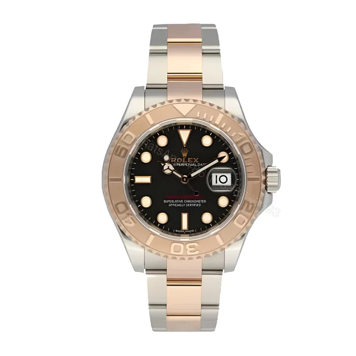 View 1 of Rolex Yacht-Master 116621-0002 Rose Gold Automatic Brown Dial Replica