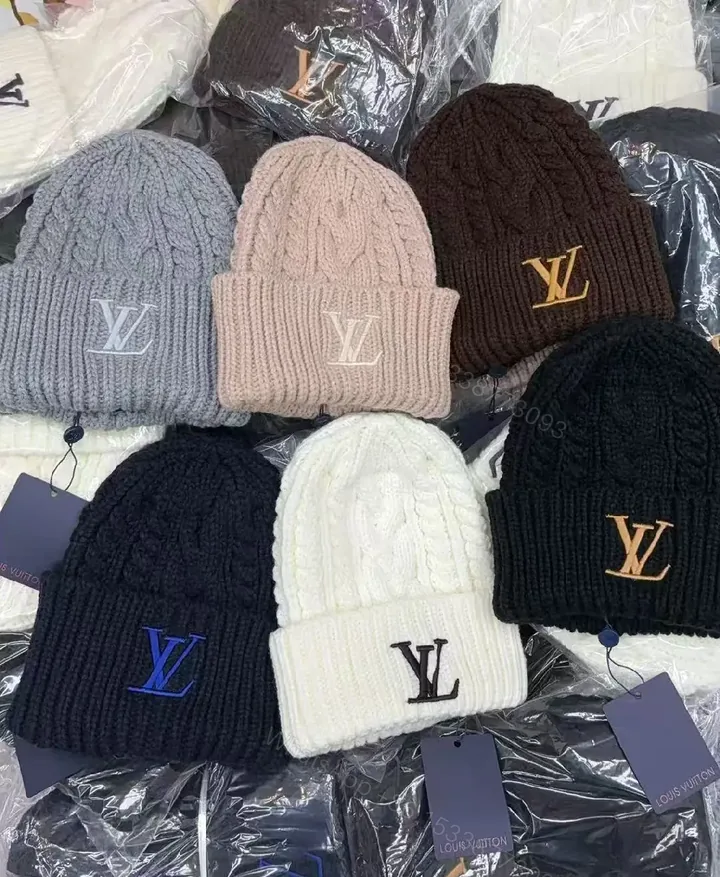 View 1 of Lux Knit Beanie with Crest – Premium Ribbed Knit Warmth