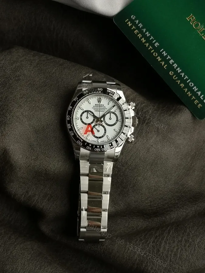 View 1 of Rolex Daytona VSF V1 White Dial Replica 40mm 126500LN-0001