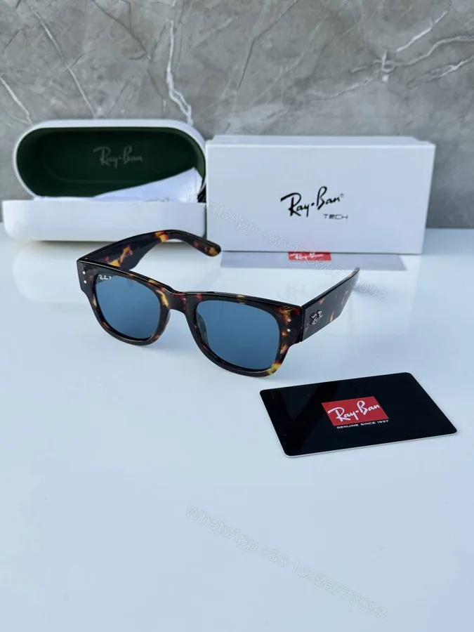 View 1 of First Copy RayBan 0840 Tiger Blue UV Protected Premium Sunglasses Luxury Eyewear