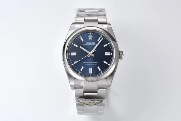 View 1 of Best Rolex Super Clone Oyster Perpetual 36 Bright Blue 126000-0003